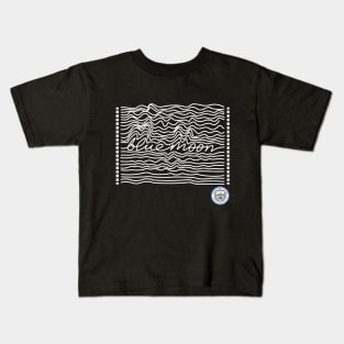 Blue Moon Soundwaves Kids T-Shirt